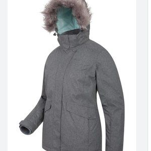 MOUNTAIN WAREHOUSE Women's Braddock Snowboard Gray Ski Jacket size 16